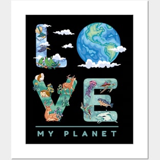 Love Mother Earth Environment Earth Day 2024 Posters and Art